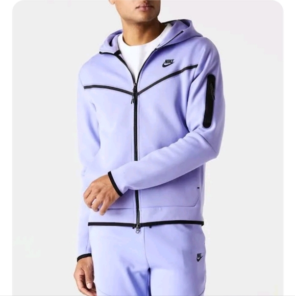 Nike Shirts Nike Tech Fleece Fullzip Hoodie In Thistle Poshmark